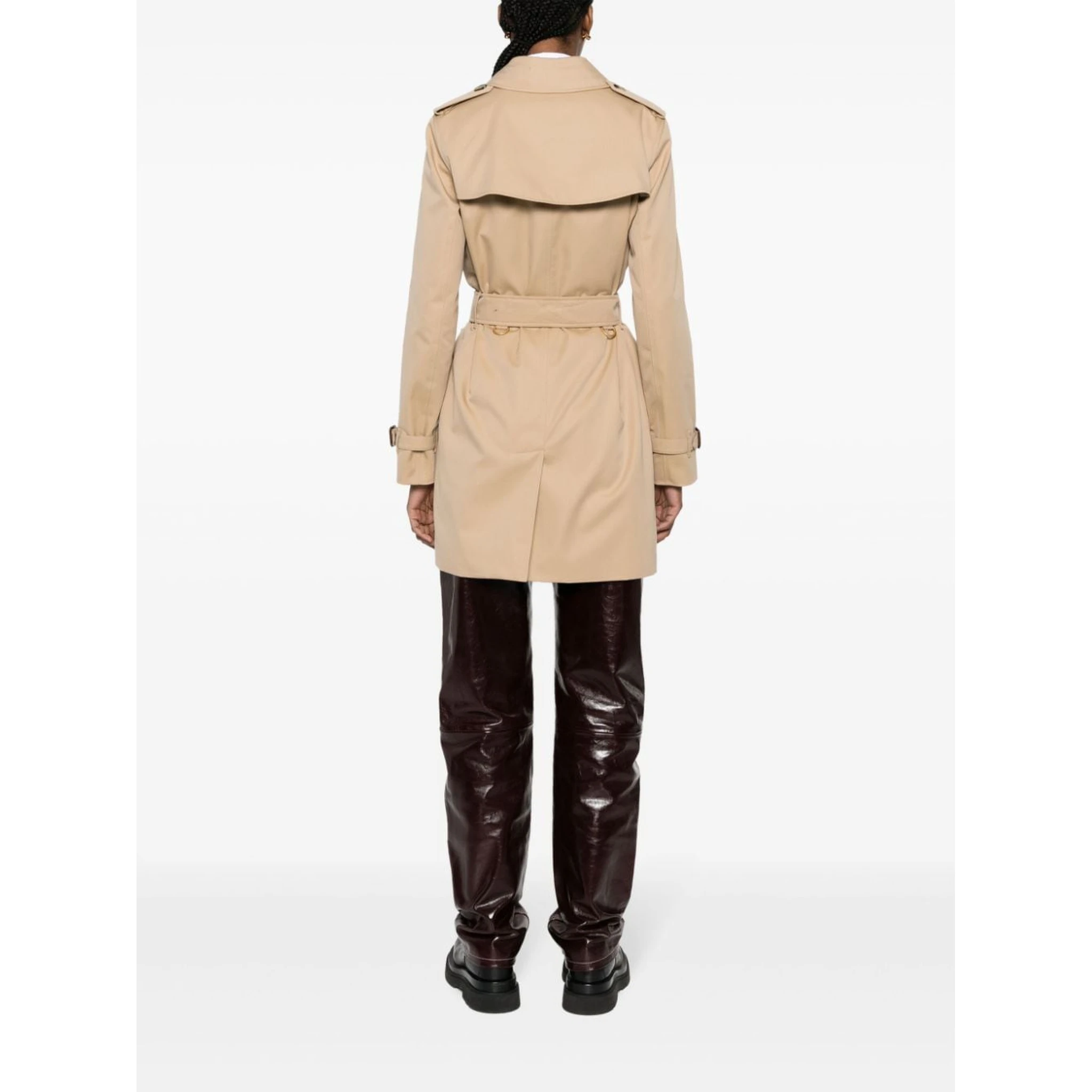 Women's Short Kensington Heritage Trench Coat In Nude