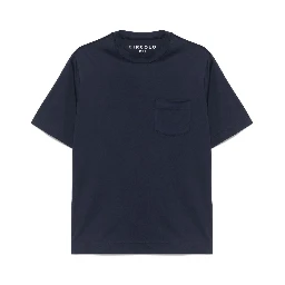 Pocket Crew Neck T-shirt In Blue