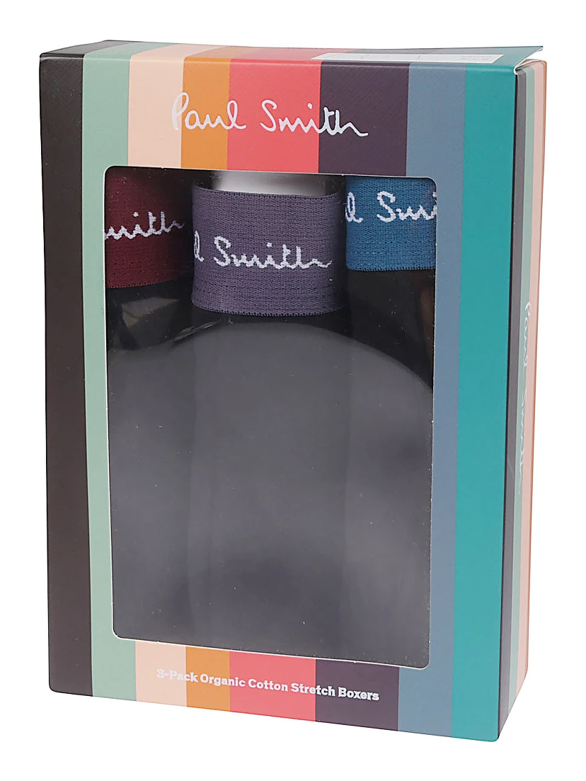 Men Logo Boxers - 3 Pack In Multi