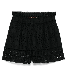 broderie-anglaise shorts