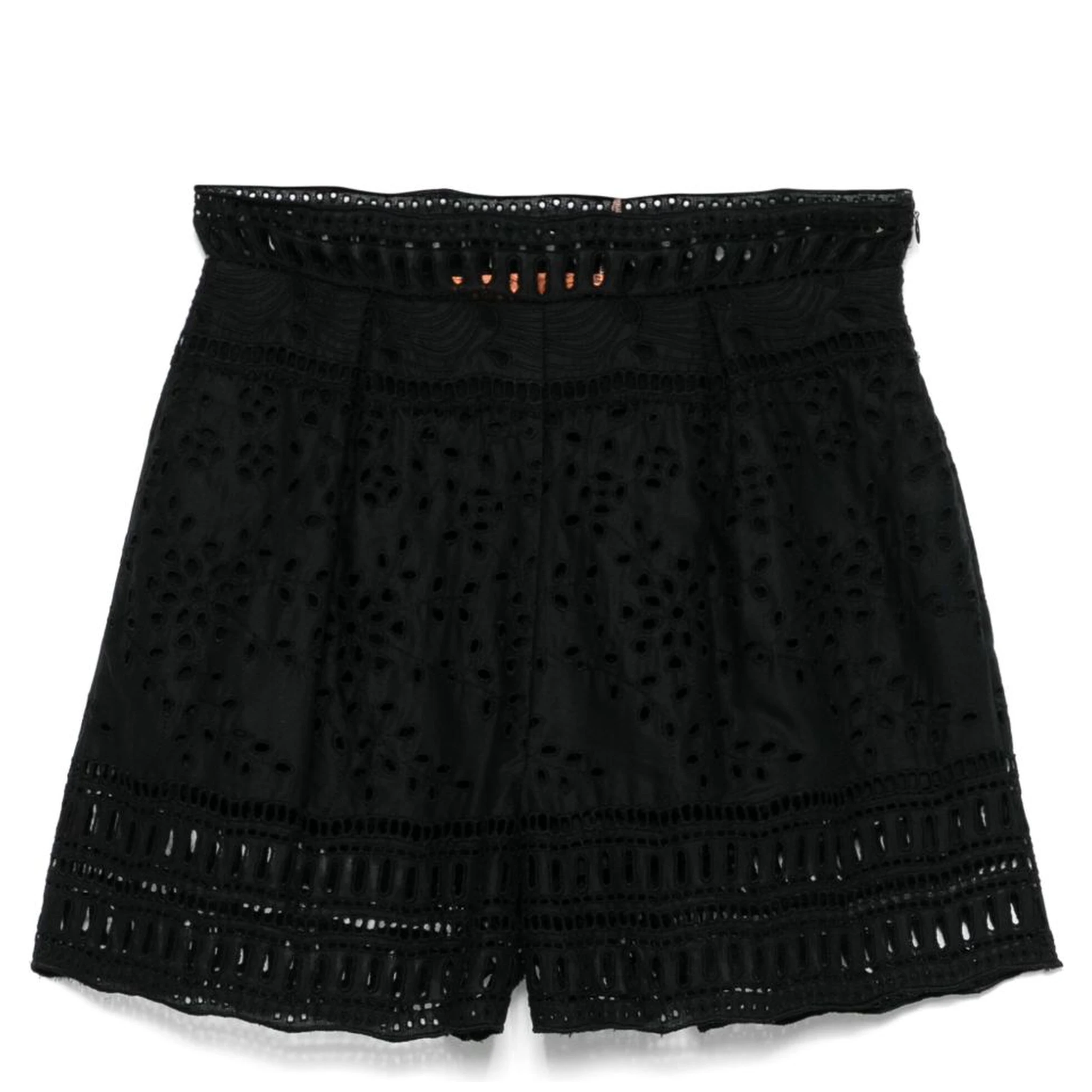 broderie-anglaise shorts