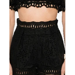 broderie-anglaise shorts