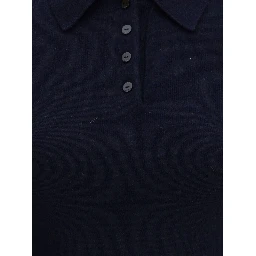 knot-detail polo top