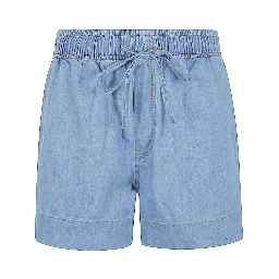 elastic-waistband shorts