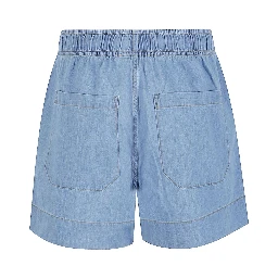 elastic-waistband shorts