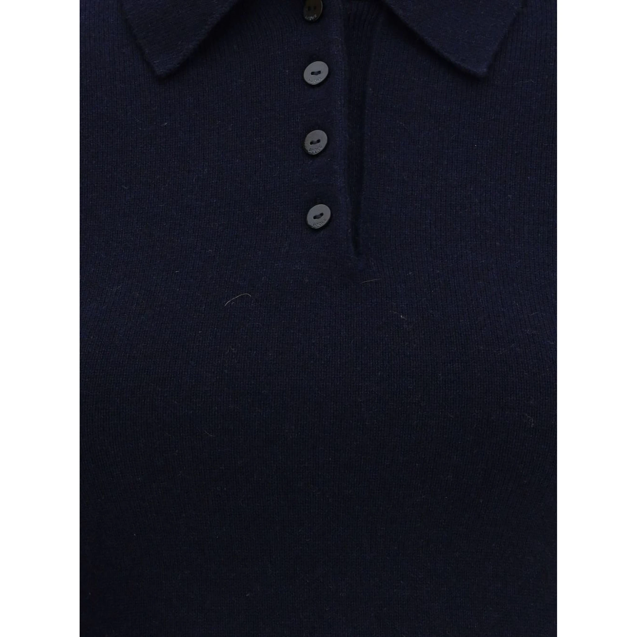 knot-detail polo top