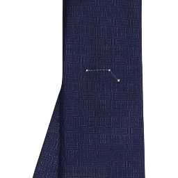 leo-embellished geometric-pattern tie
