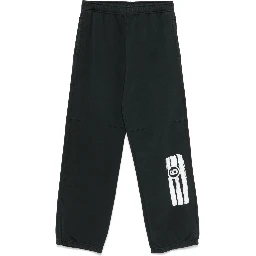 Numbers-motif track pants