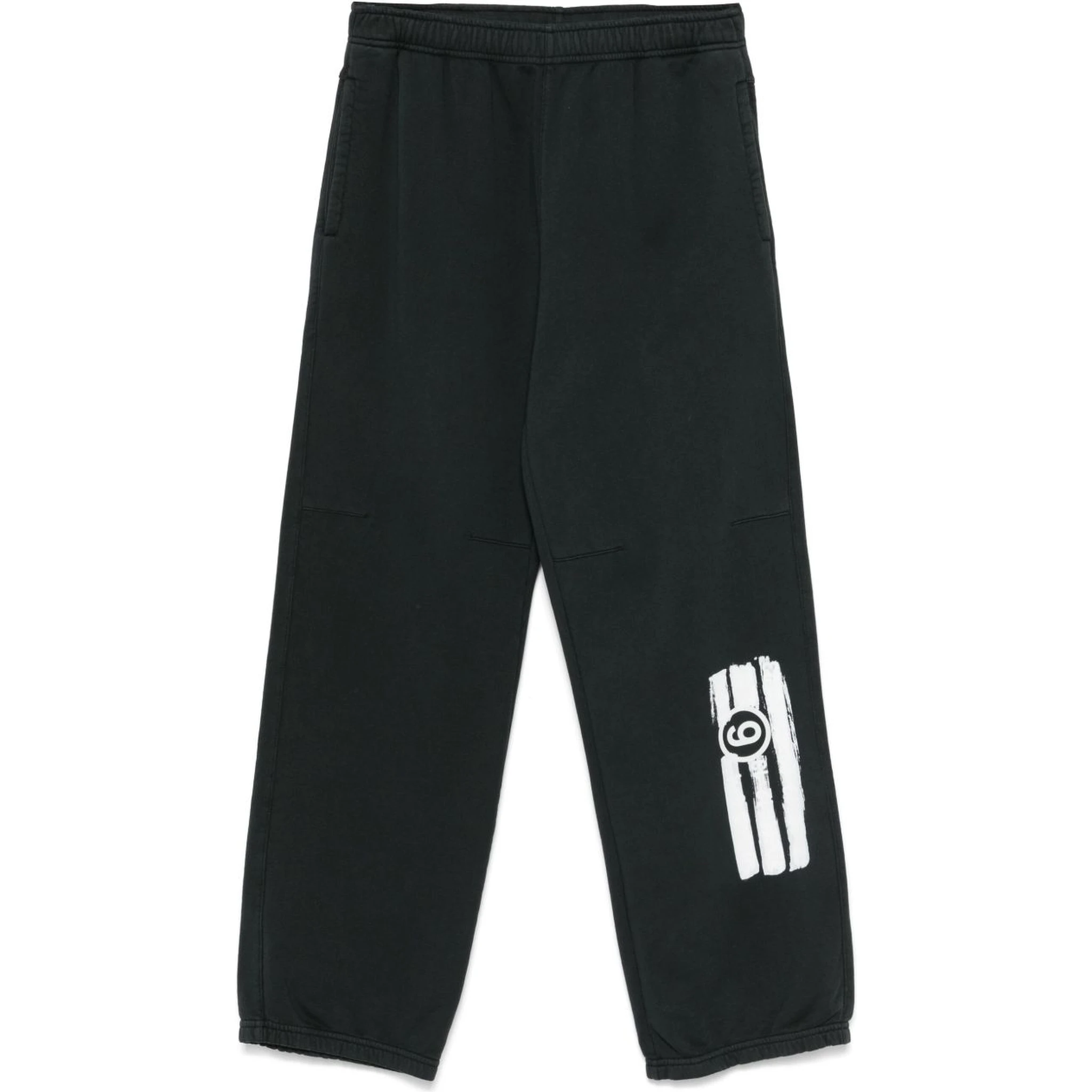Numbers-motif track pants