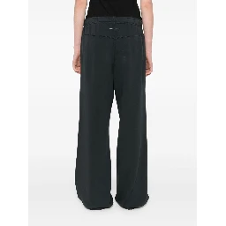 Numbers-motif track pants