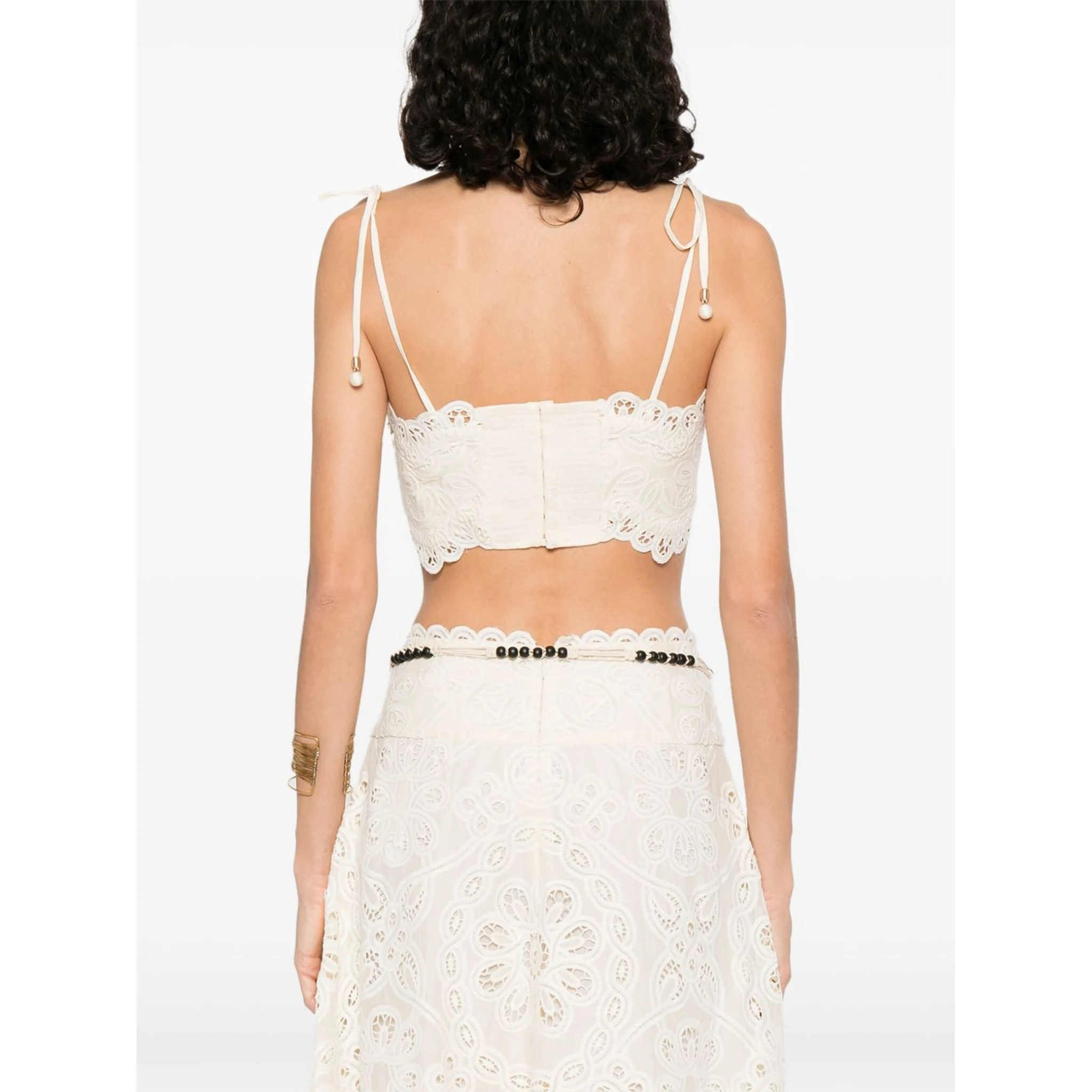 Rhiannon Embroidered Bodice In Neutral