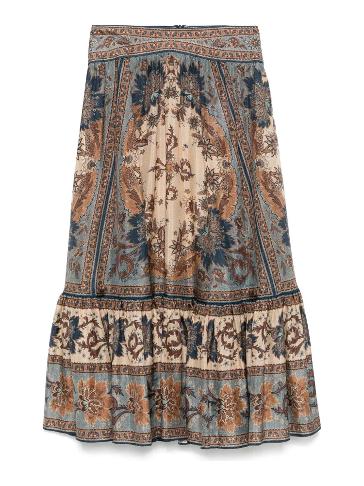 Ascension midi skirt