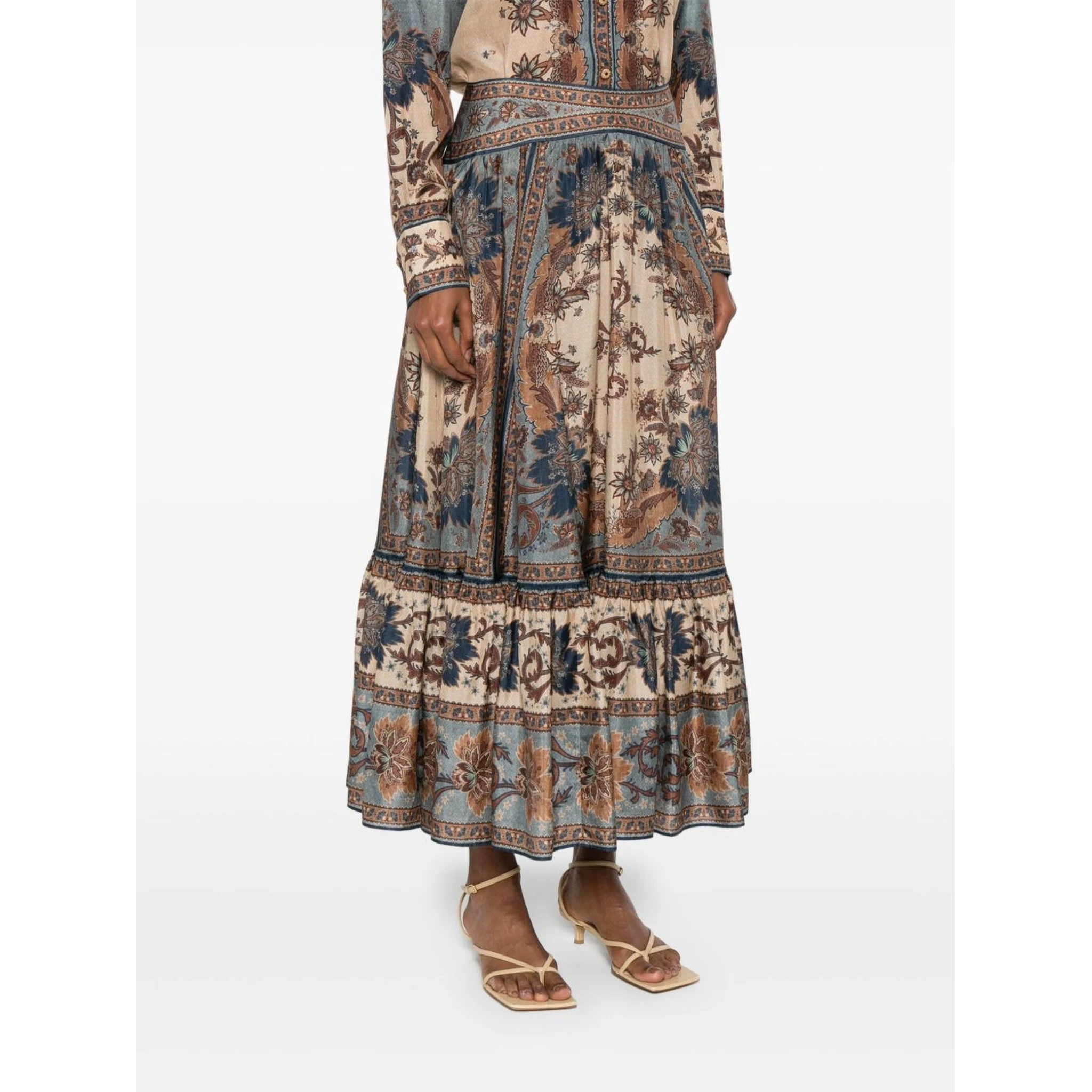 Ascension midi skirt