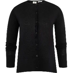 Toteme Women Crewneck Cardigan In Black