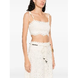 Rhiannon Embroidered Bodice In Neutral