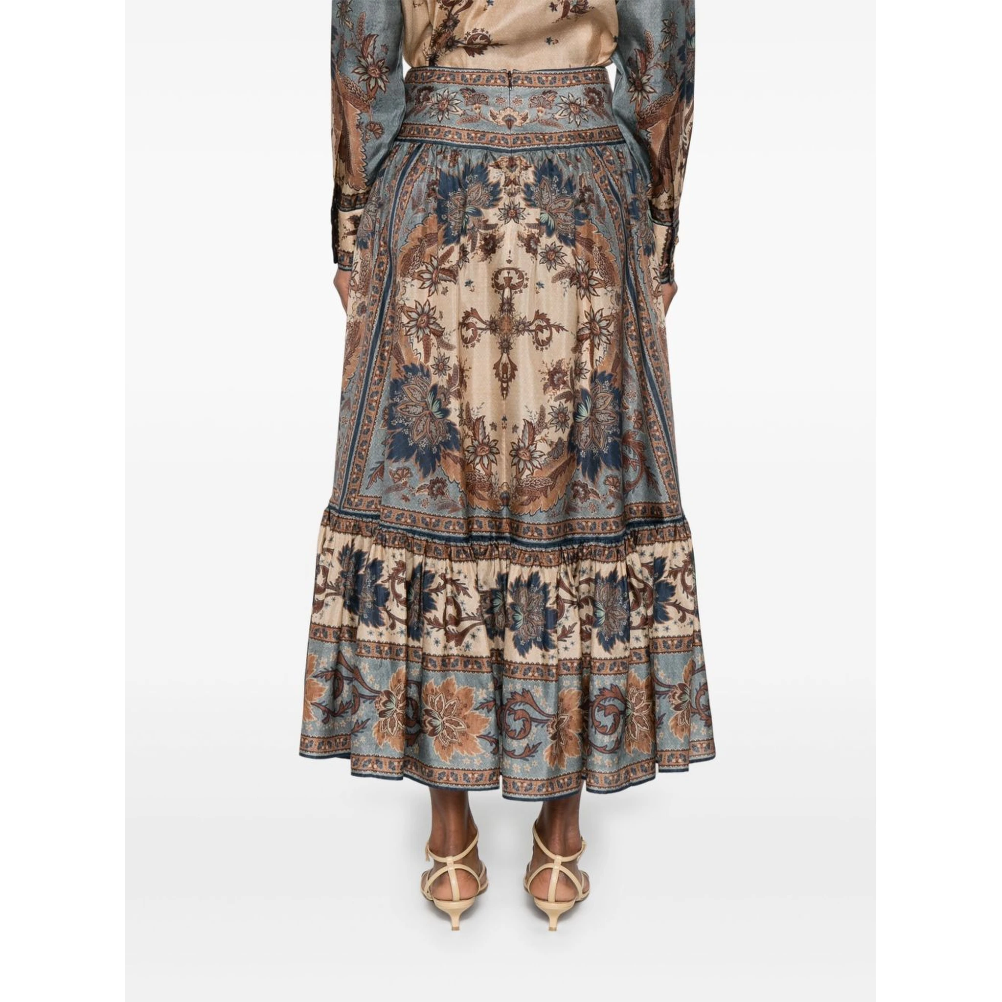 Ascension midi skirt