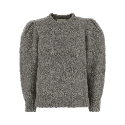 ISABEL MARANT EMMA PUFFED-SLEEVE SWEATER