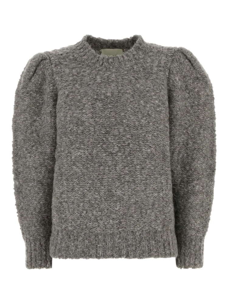 ISABEL MARANT EMMA PUFFED-SLEEVE SWEATER