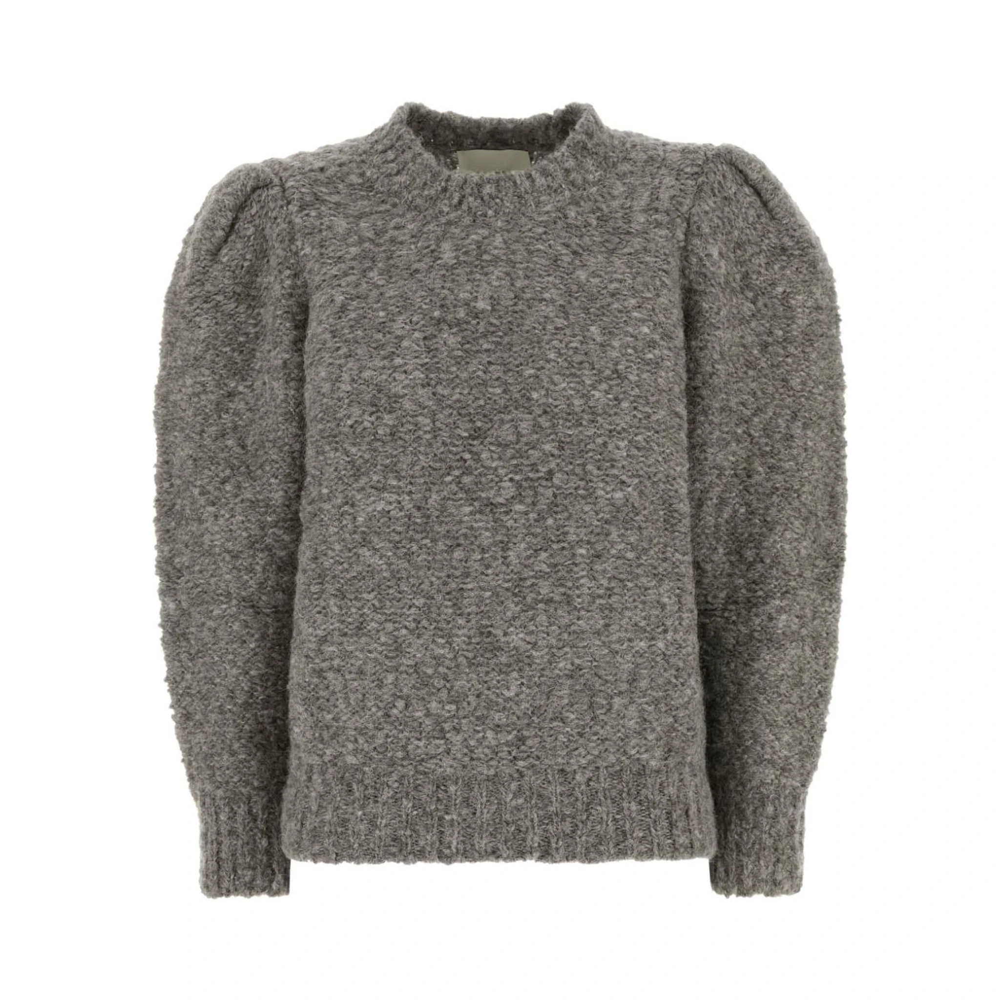 ISABEL MARANT EMMA PUFFED-SLEEVE SWEATER