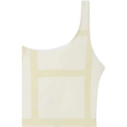 geometric-print swimsuit