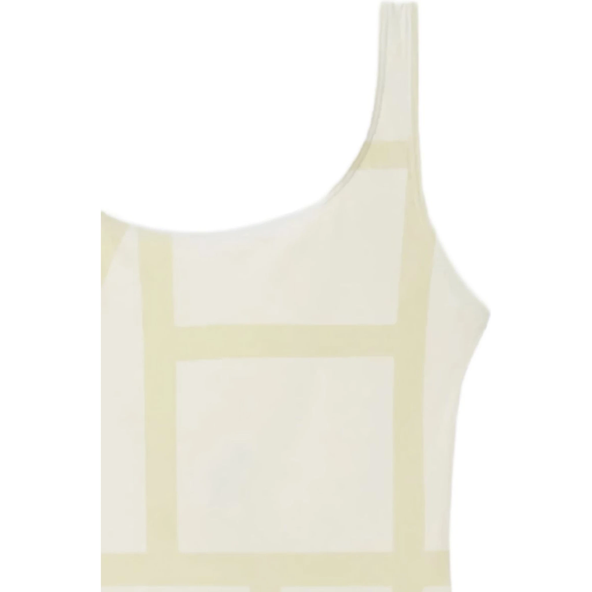 geometric-print swimsuit