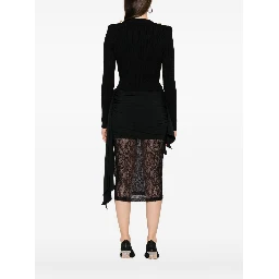 ribbed button-up cardigan