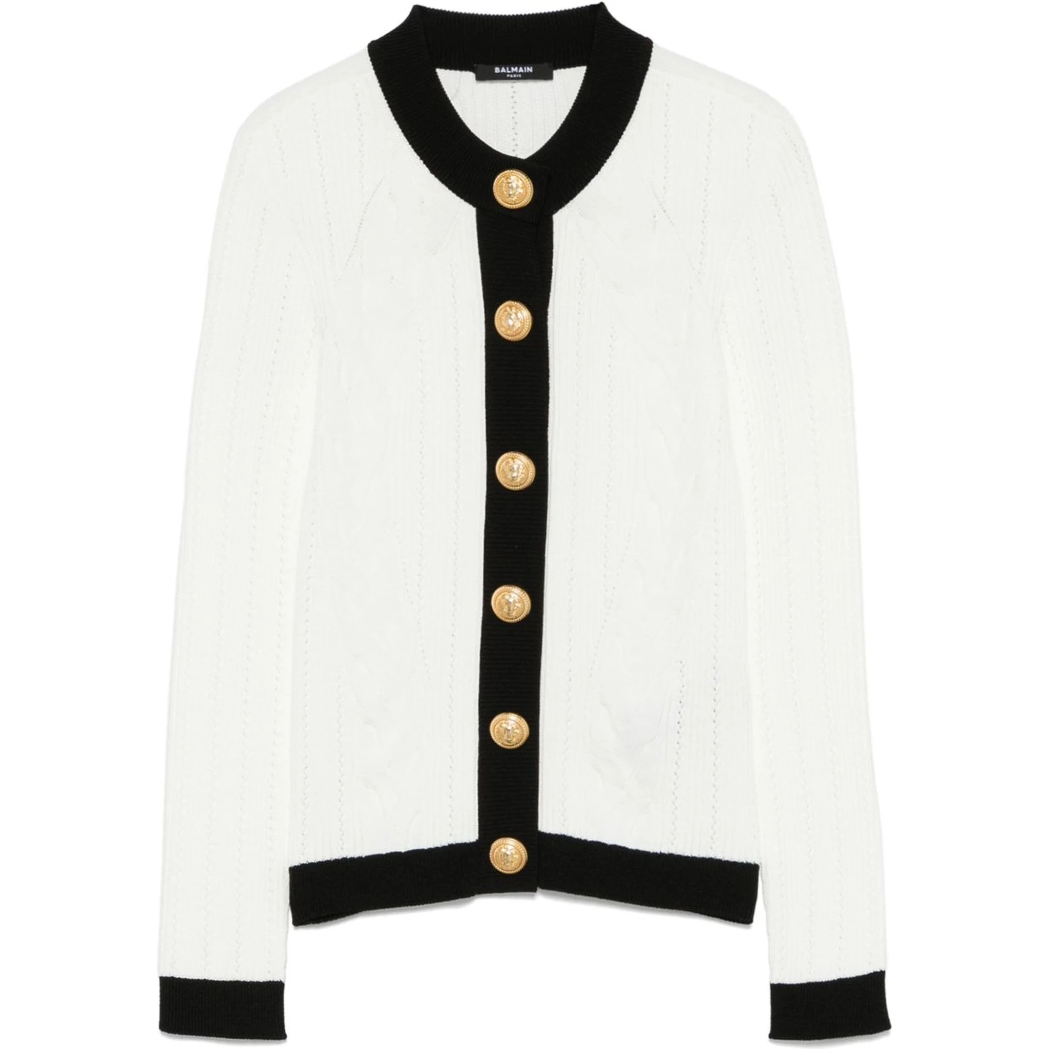 Two-tone cardigan