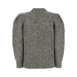 ISABEL MARANT EMMA PUFFED-SLEEVE SWEATER