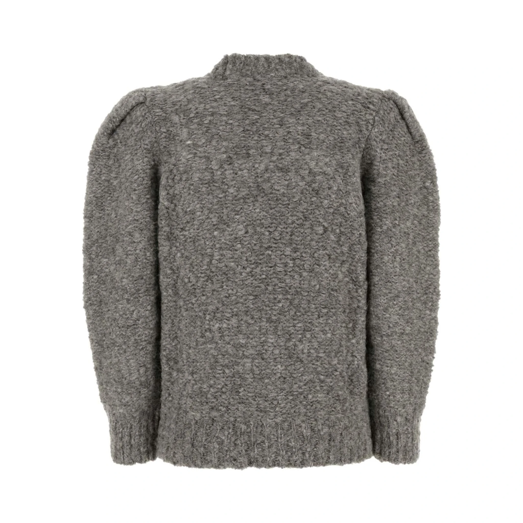 ISABEL MARANT EMMA PUFFED-SLEEVE SWEATER