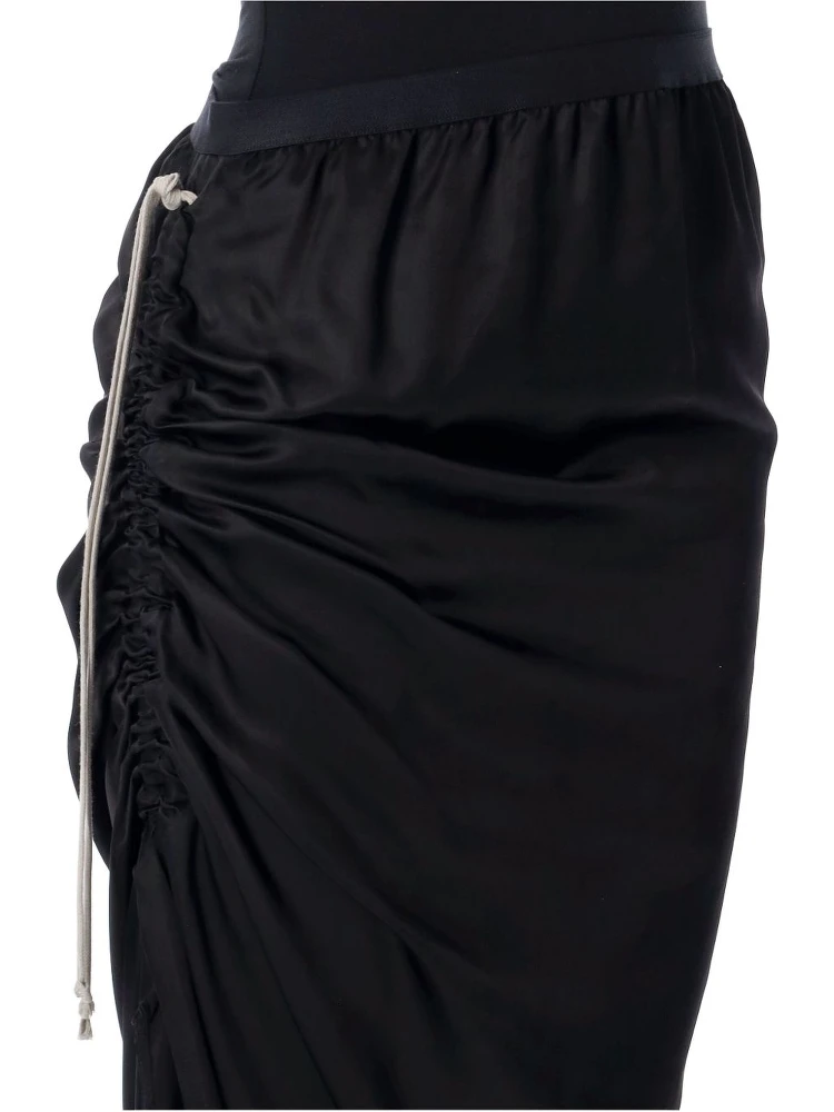 Rick Owens drawstring side-split skirt alternative