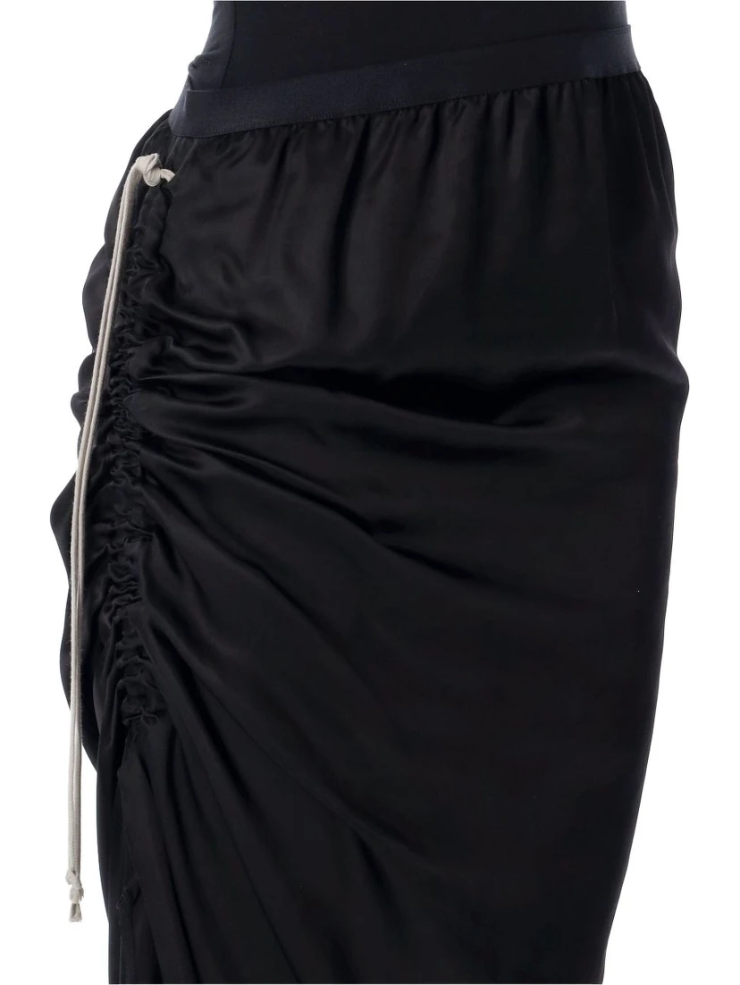 Rick Owens drawstring side-split skirt