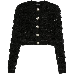 sequin-embellished cardigan