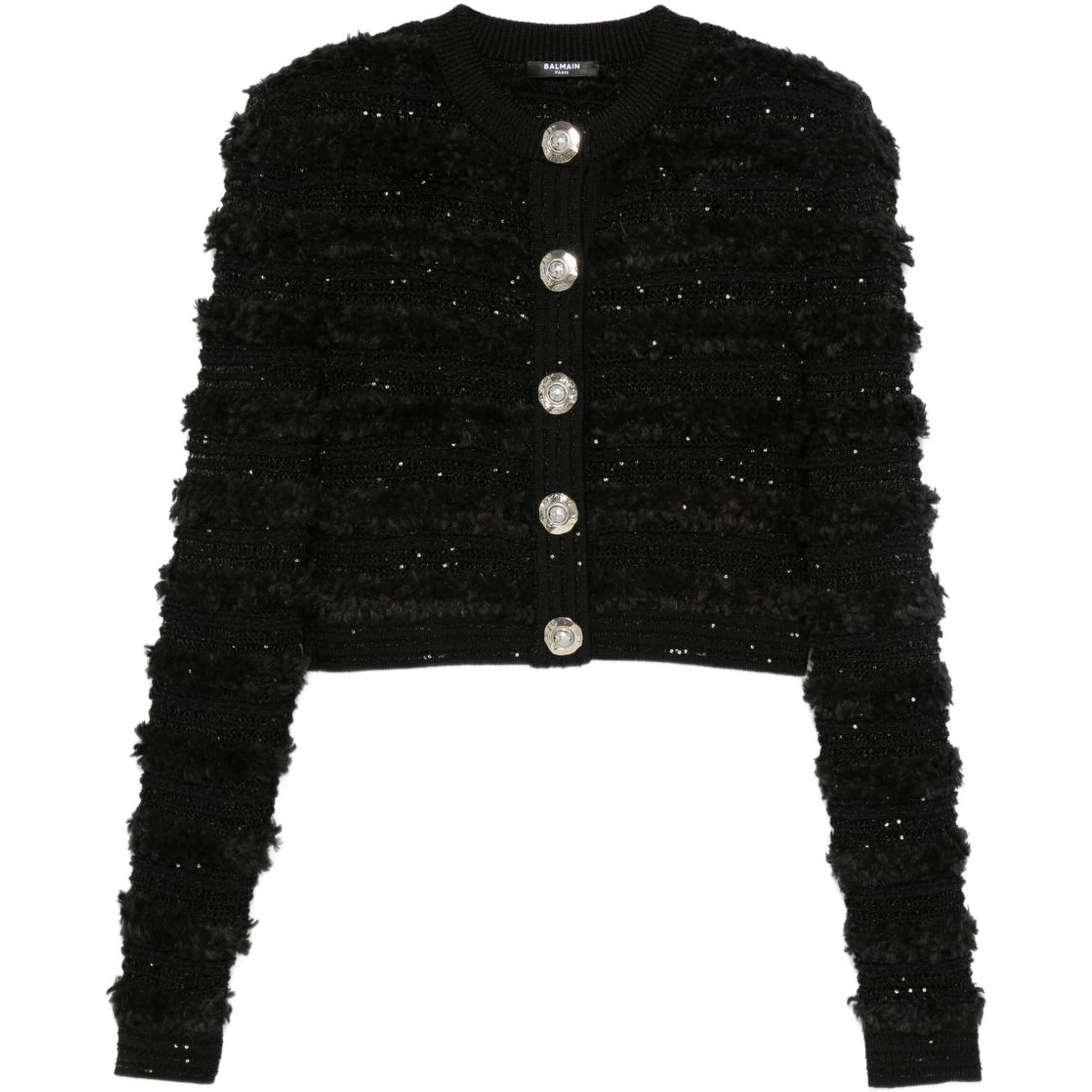 sequin-embellished cardigan