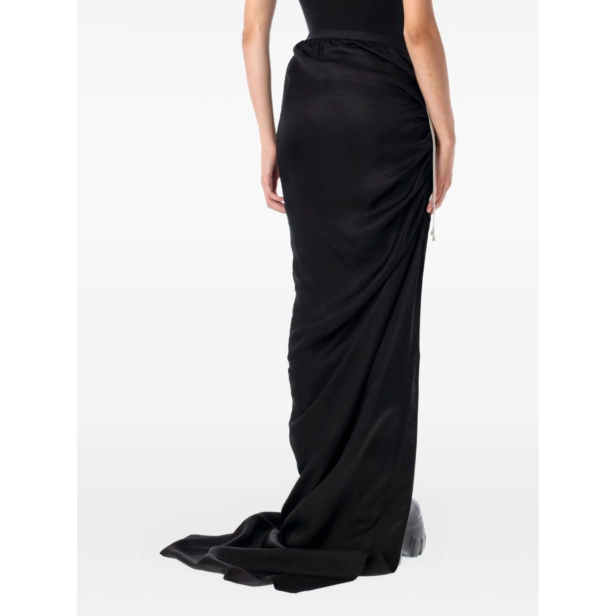 Rick Owens drawstring side-split skirt