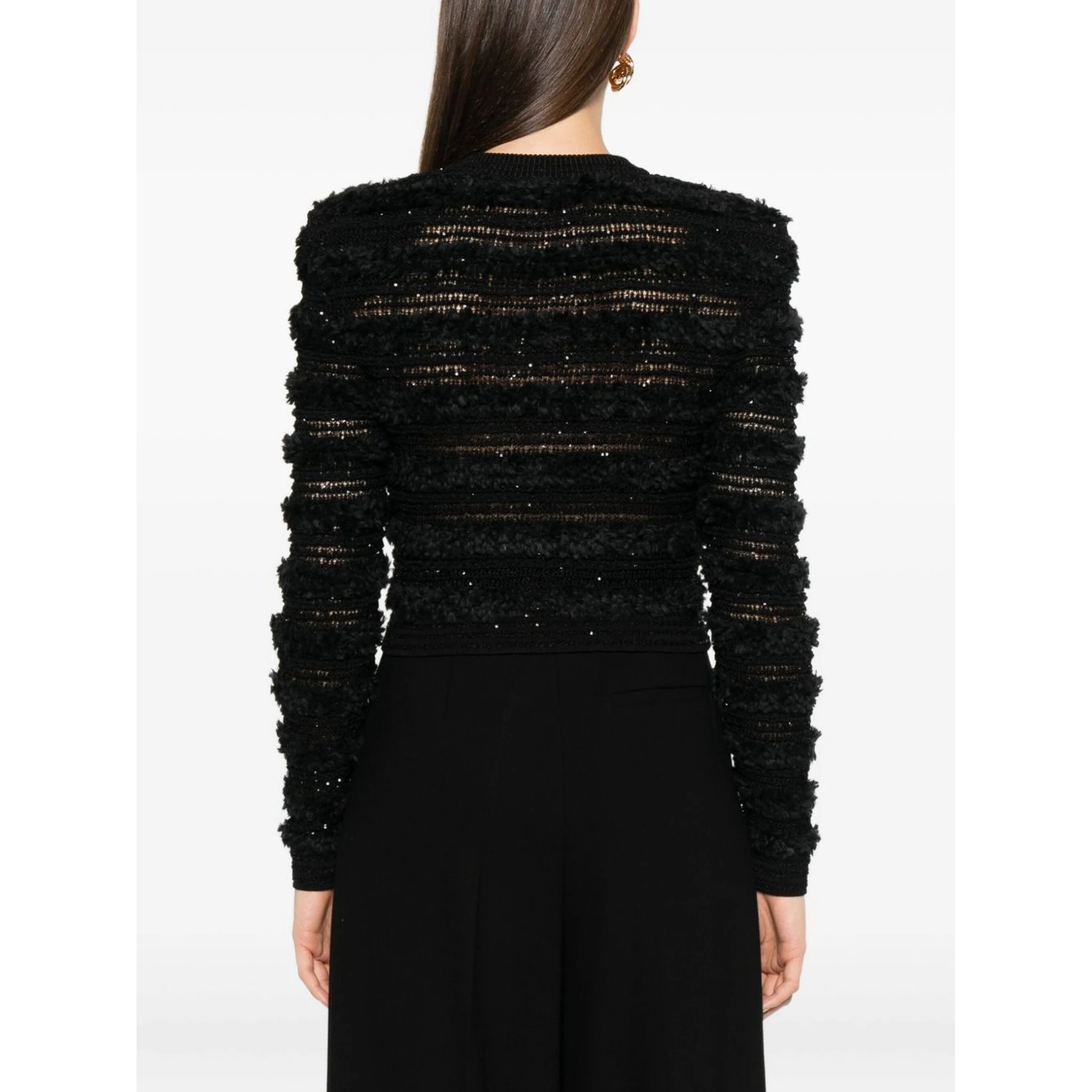 sequin-embellished cardigan