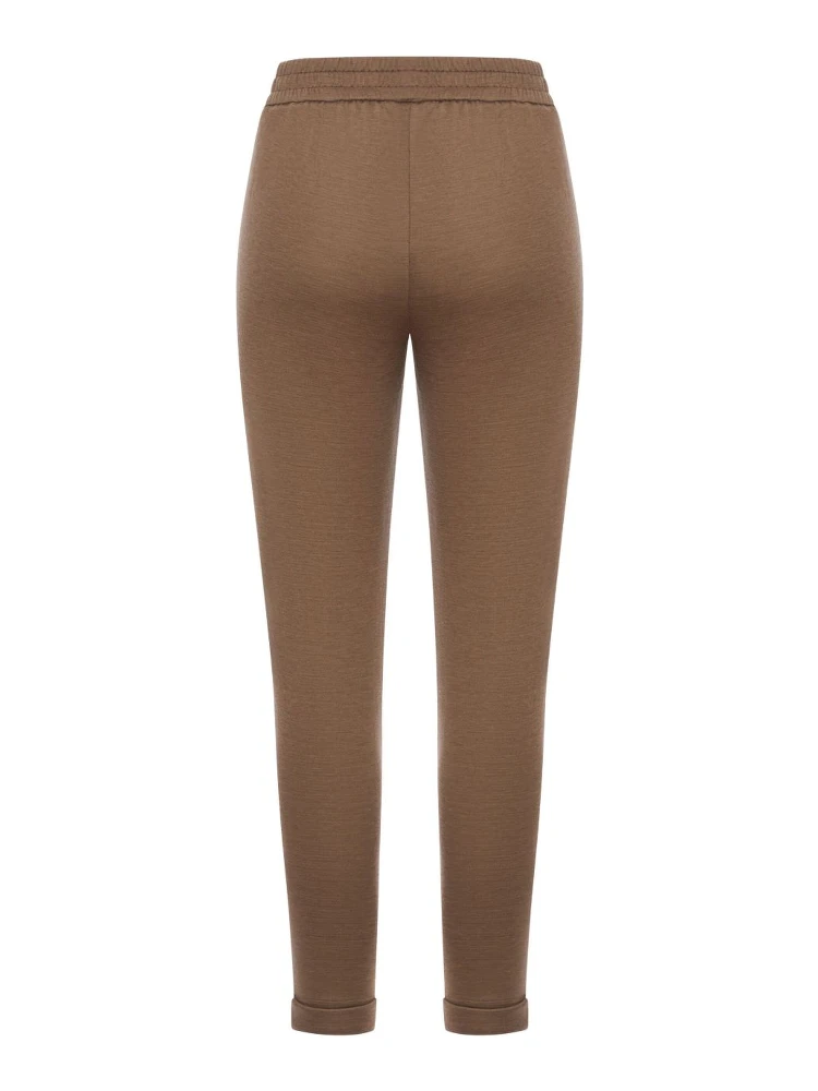 drawstring-waist tapered trousers alternative