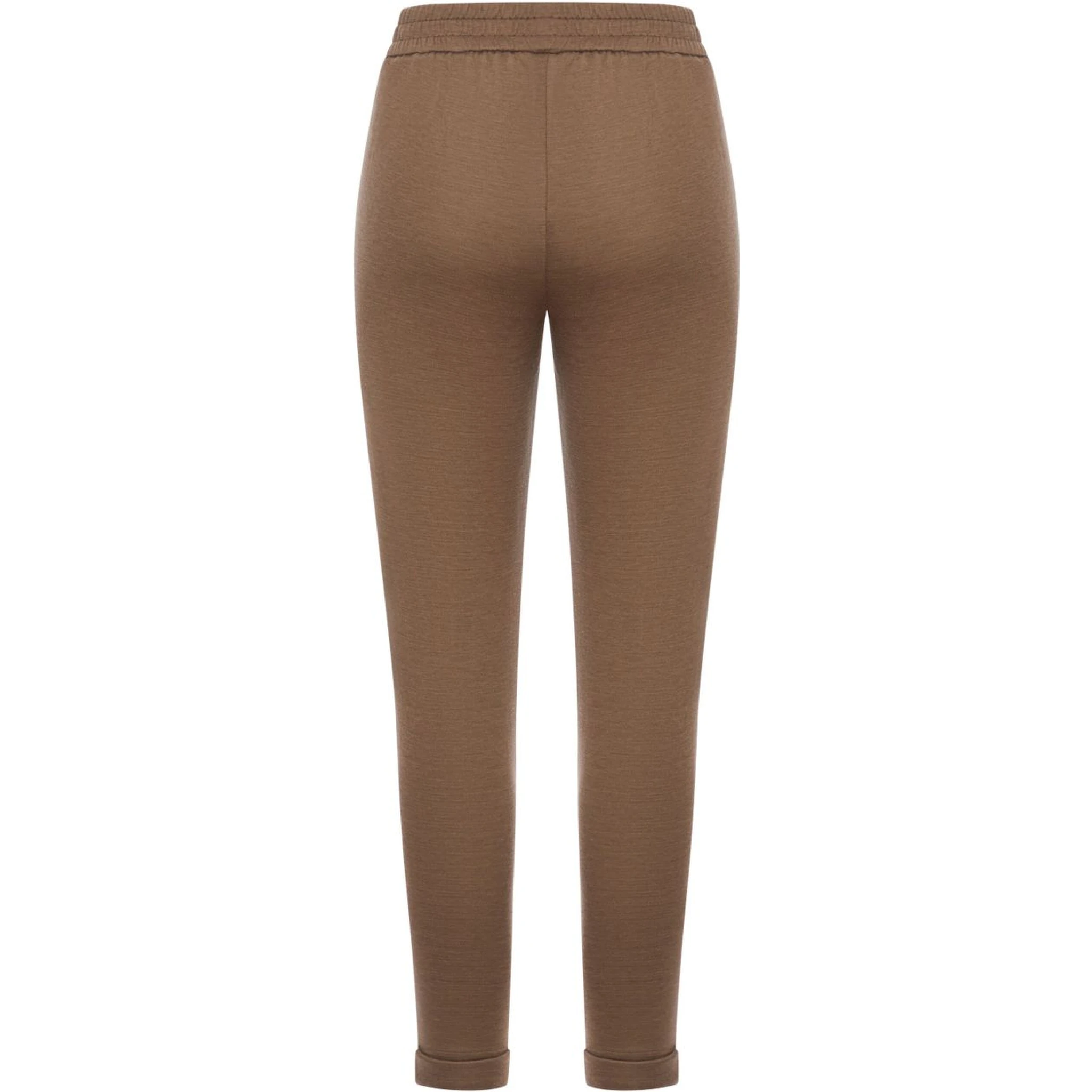 drawstring-waist tapered trousers