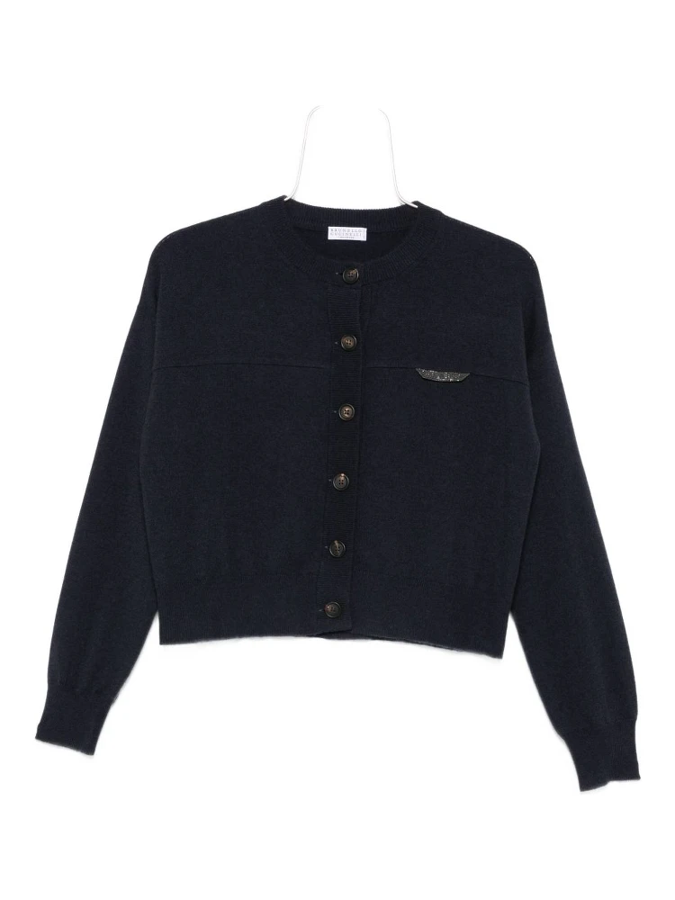 Monili-chain cardigan