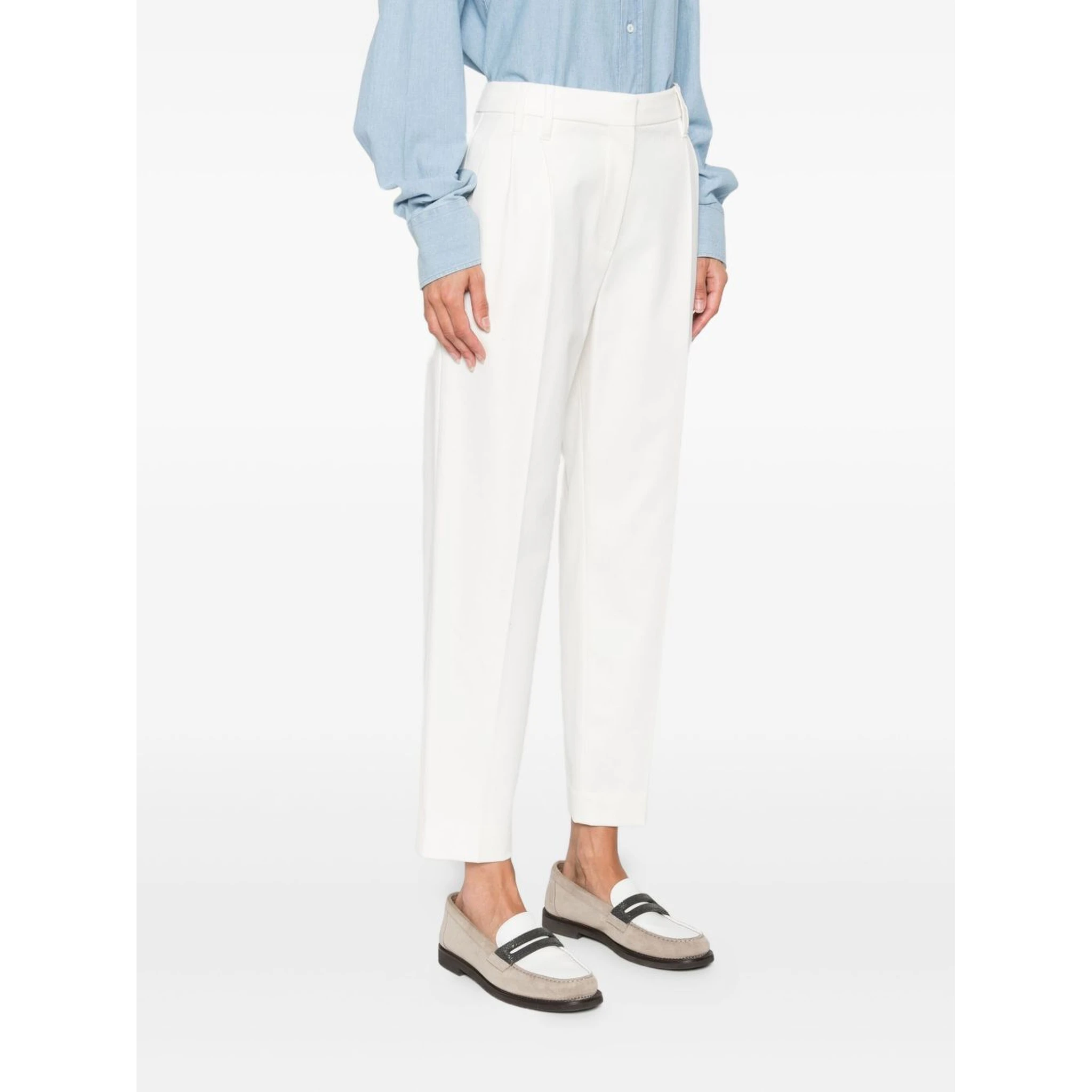 Brunello Cucinelli pleated trousers