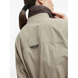 Long Jacket with Belted Waist and Pockets