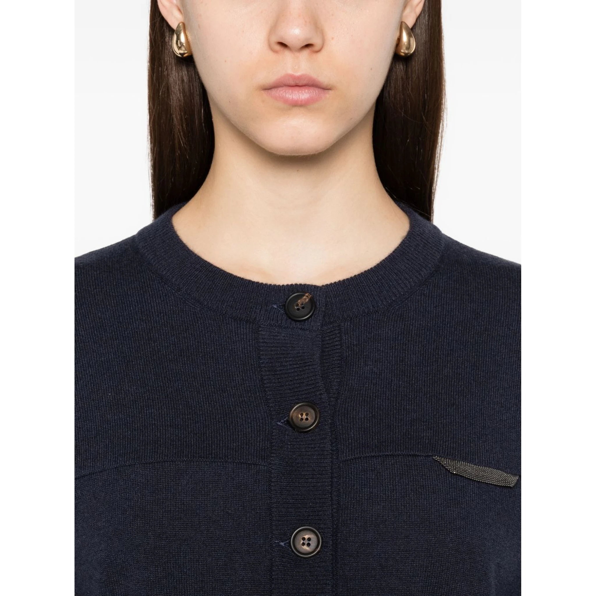 Monili-chain cardigan