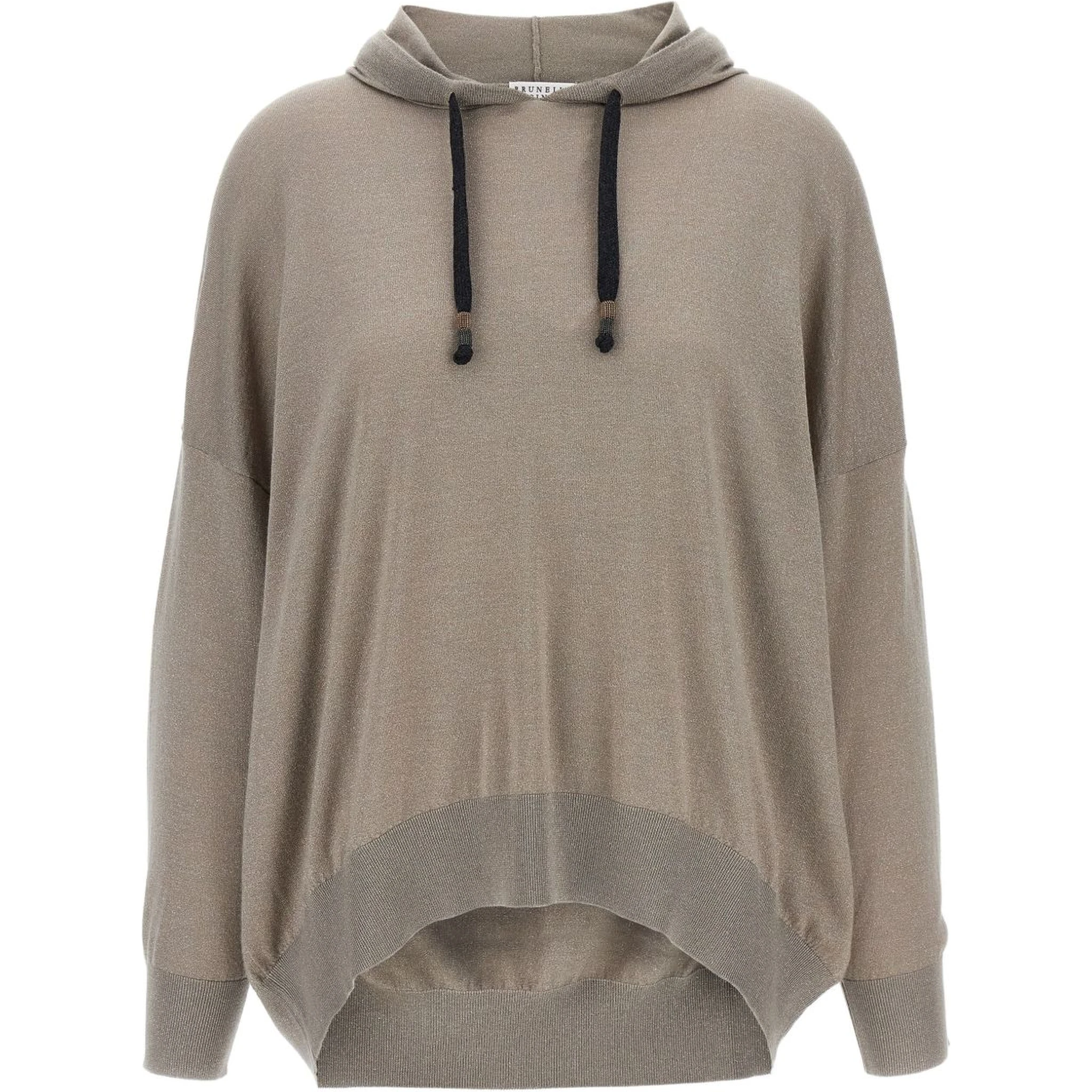 'shimmer' Sweat À Capuche In Gray