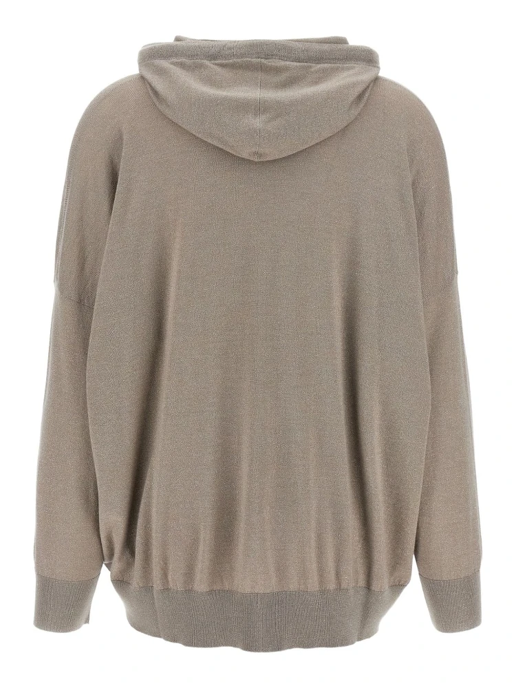'shimmer' Sweat À Capuche In Gray alternative