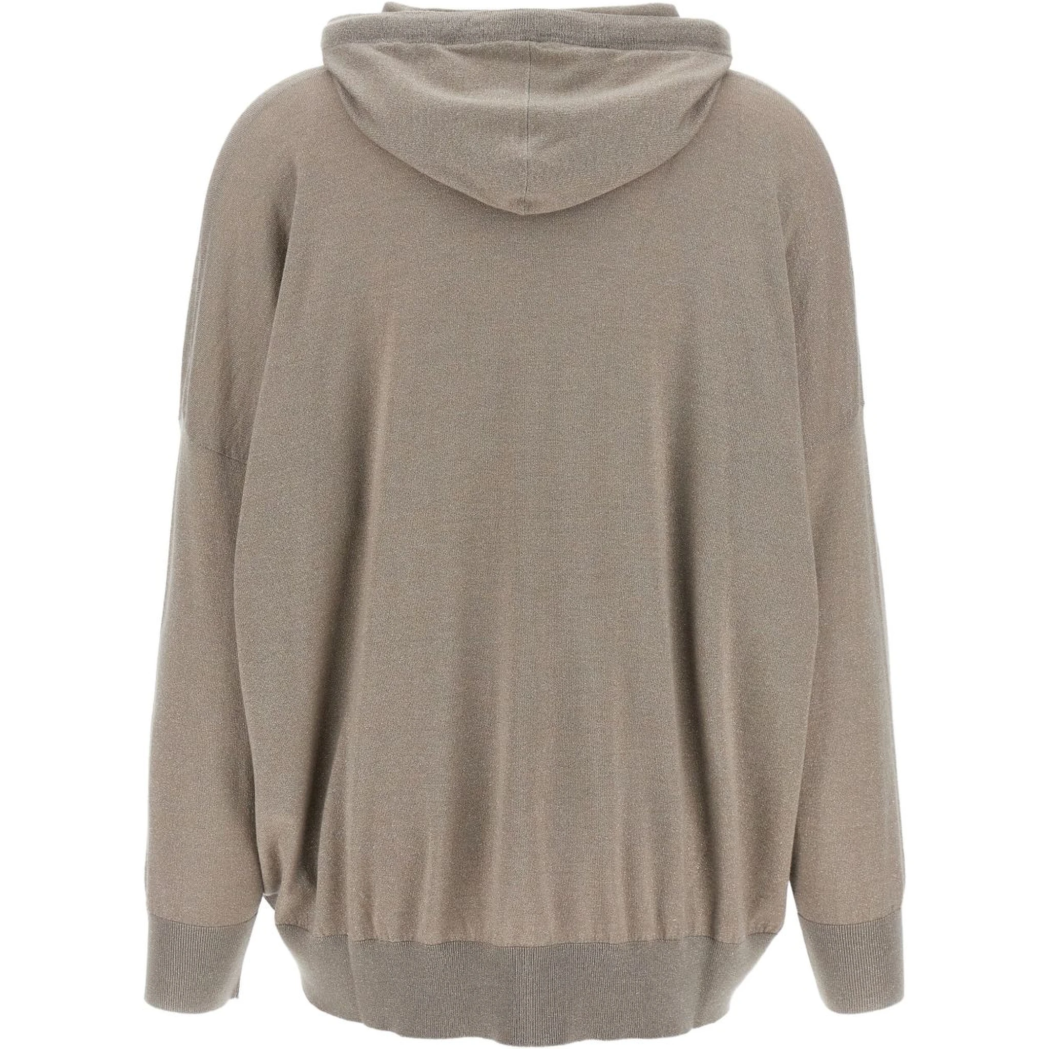'shimmer' Sweat À Capuche In Gray