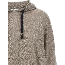'shimmer' Sweat À Capuche In Gray