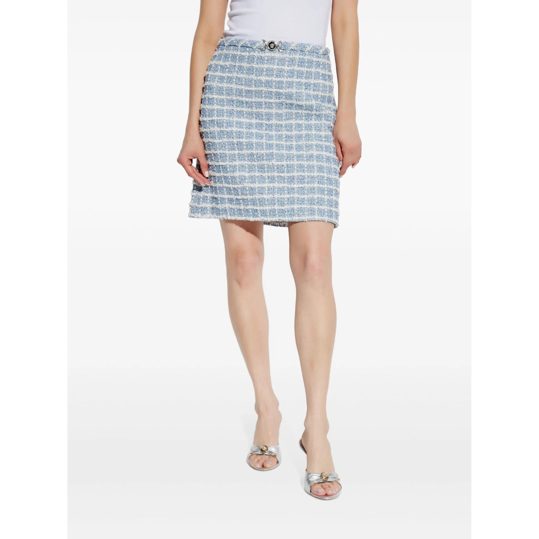 Versace tweed mini skirt