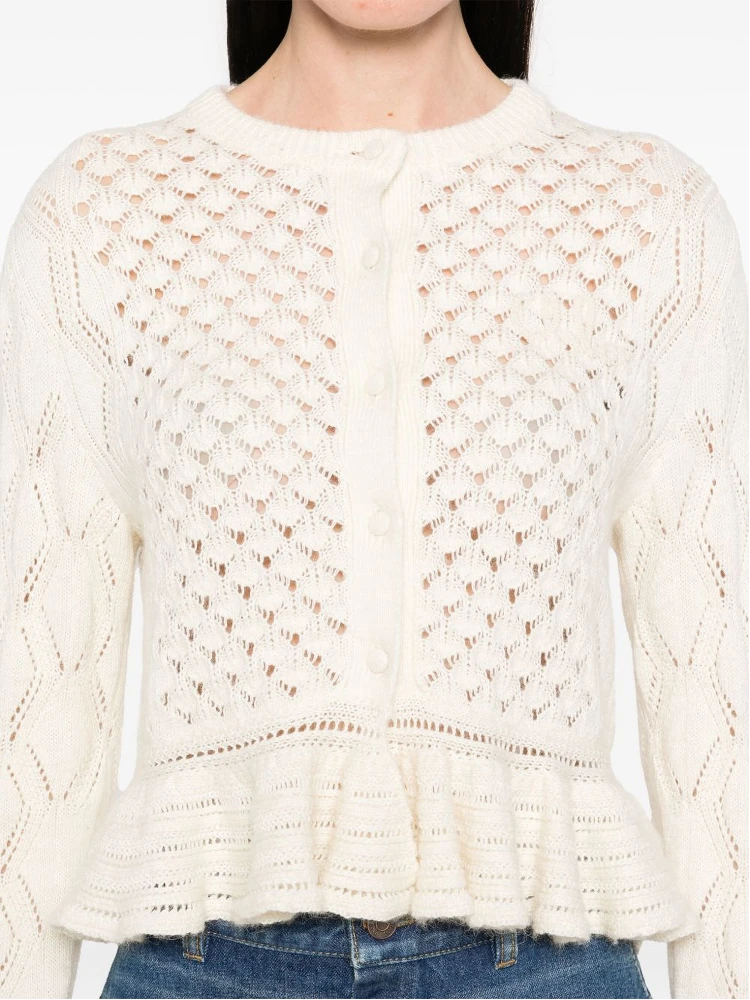 Crochet Cardigan In Cotton Blend alternative