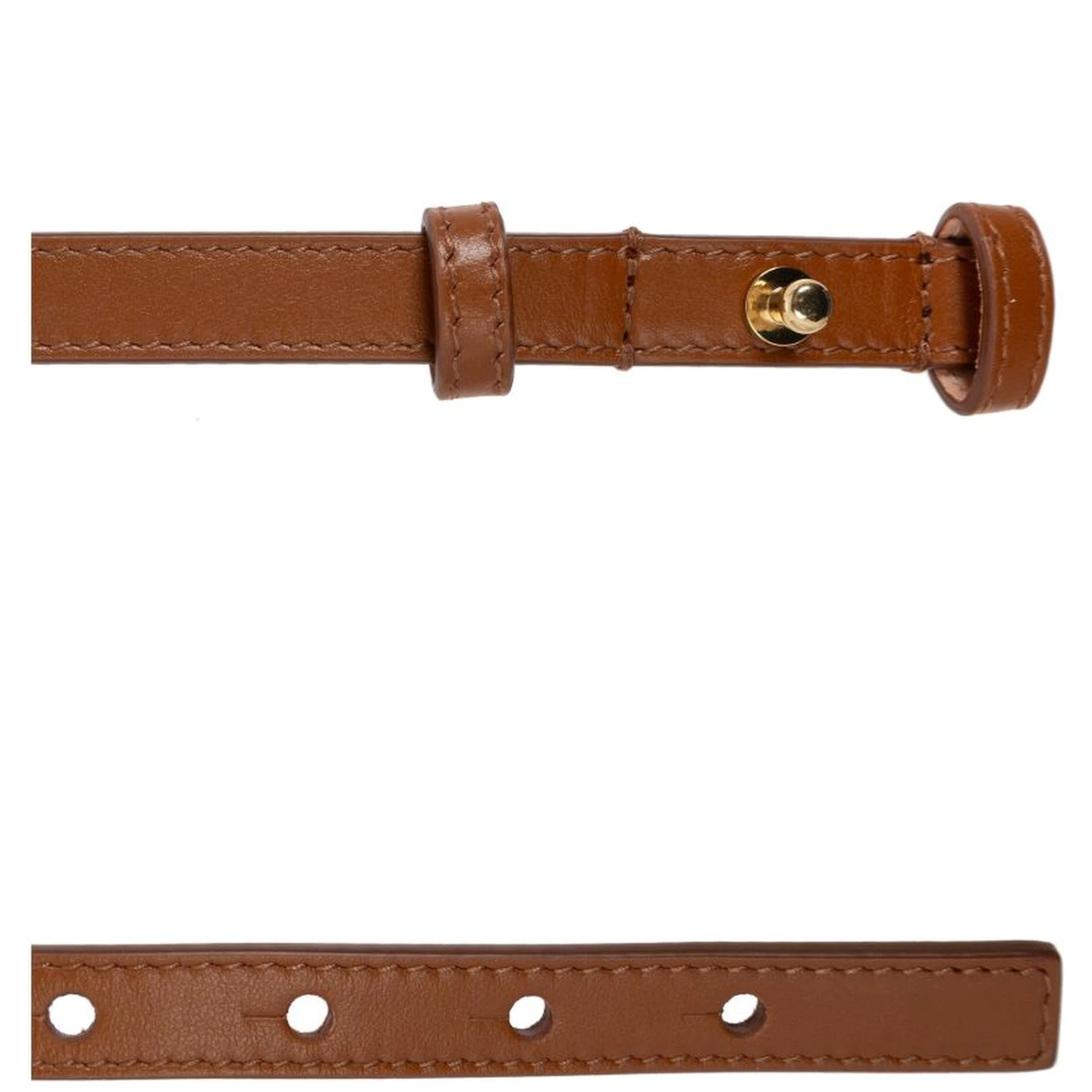 Chloé logo buckle leather belt