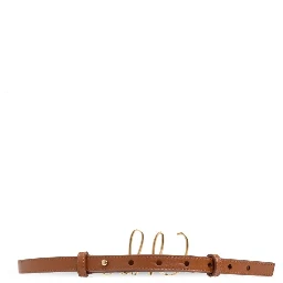 Chloé logo buckle leather belt