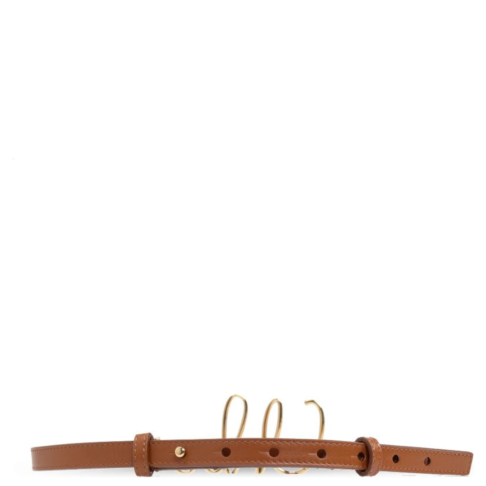 Chloé logo buckle leather belt